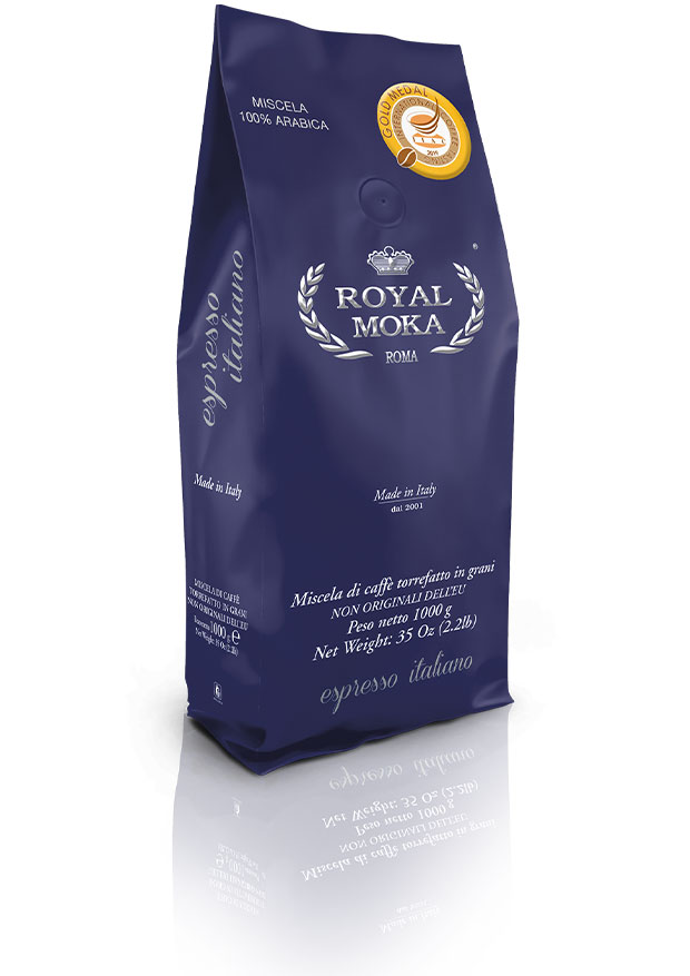 100% Arabica Gold Medal Blue Package